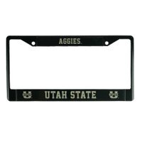 Utah State Aggies License Plate Frame black